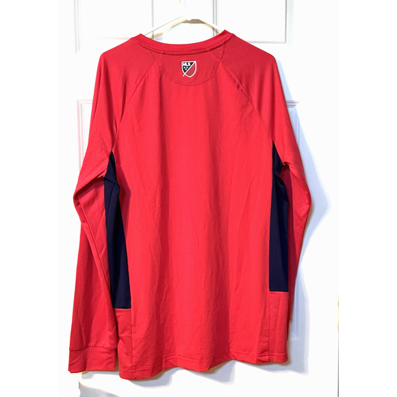 St Louis City SC Red and Navy Adult Long Sleeve Shirt MLS Size Large New W/Tags - Picture 2 of 6